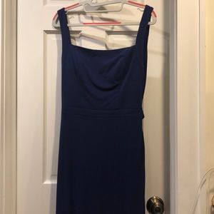 gorgeous sleek open back gown